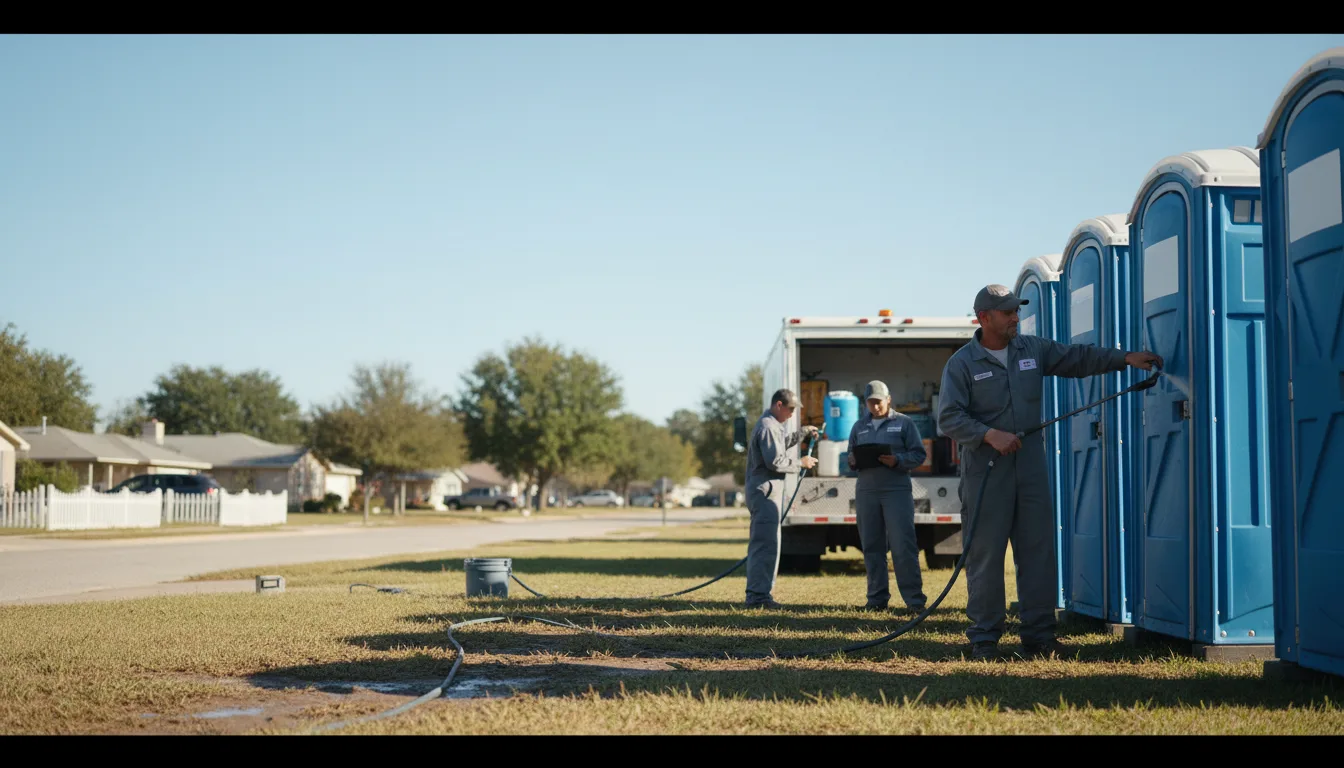 Long-Term Portable Toilet Rental in Shorterville, AL near me